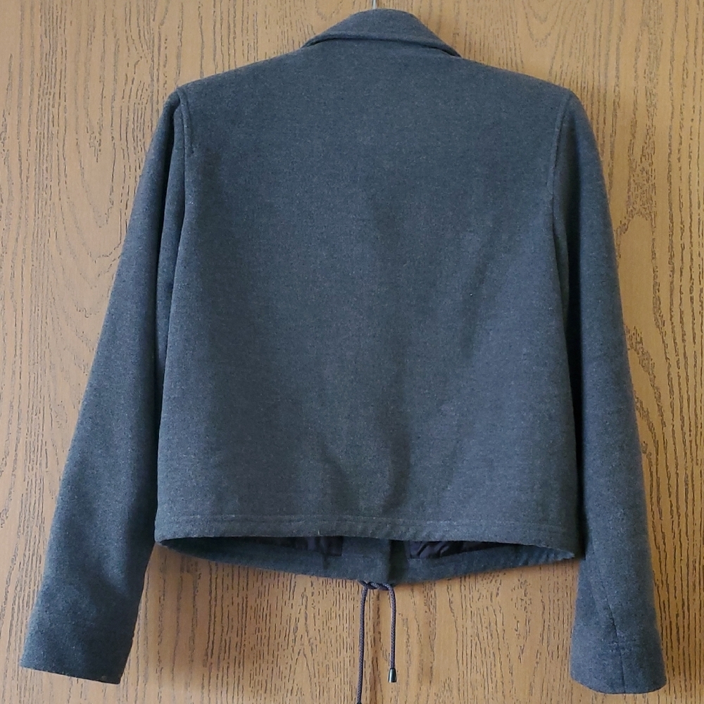Charcoal Wool Jacket - image 3